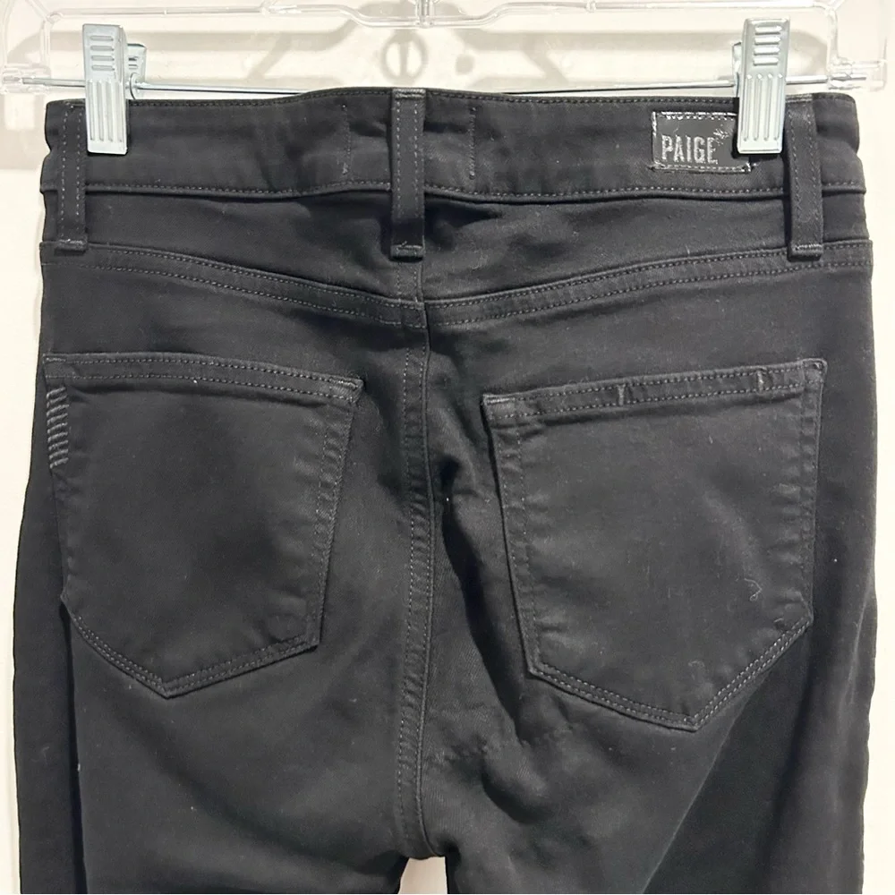Paige Hoxton Ankle Jean Black Shadow Size 25 - Picture 10 of 13